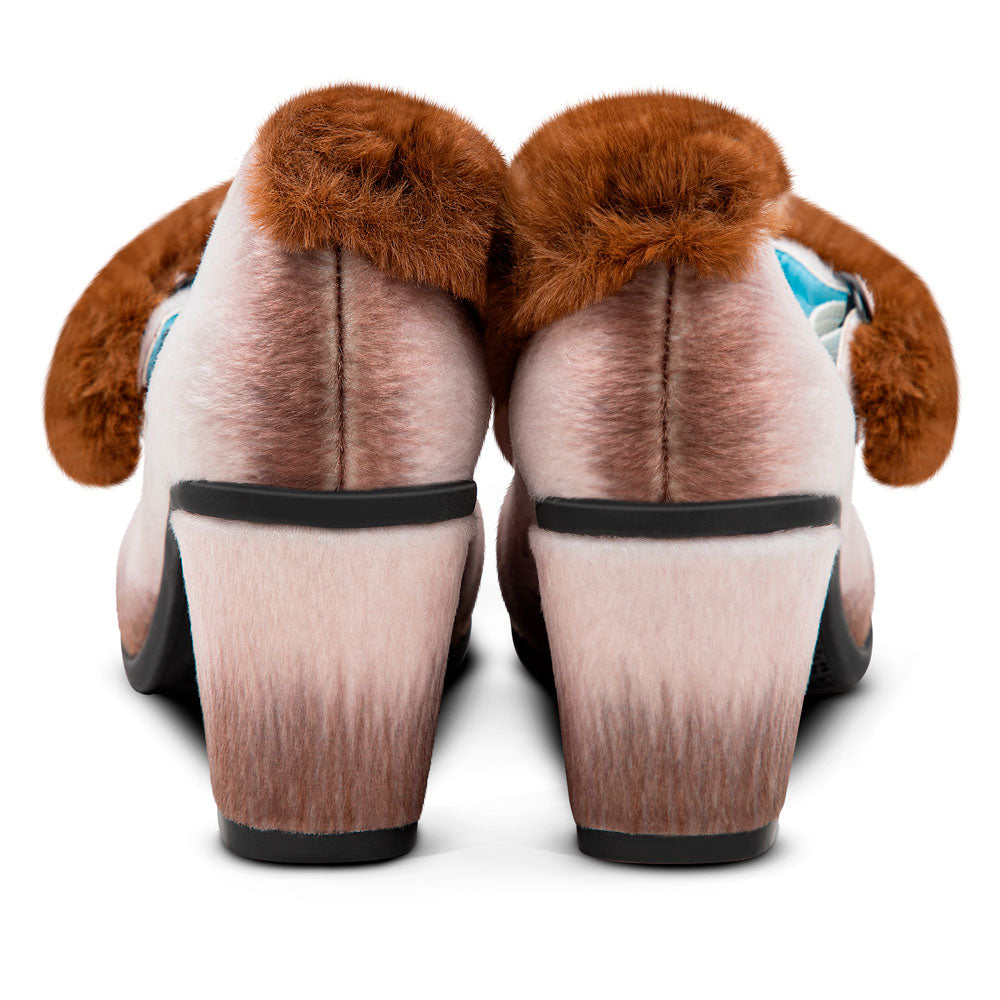 Chocolaticas® Mid Heels Siamese Cat Women's Mary Jane Pump