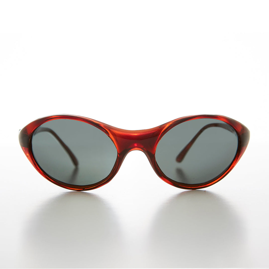 Bug Eye Goggle Wrap Vintage Sunglass - Skip