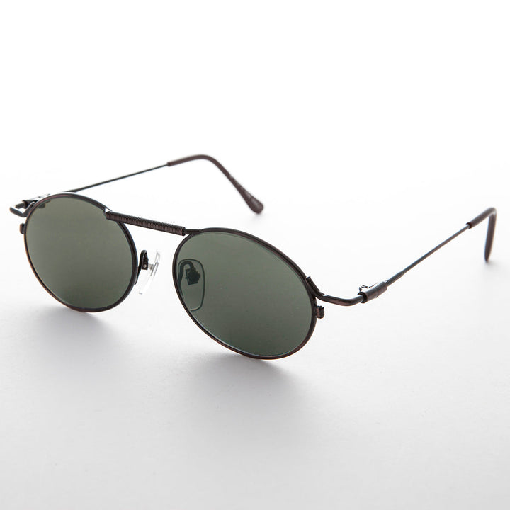 Vintage Steampunk Sunglass with Spring Brow Bar - Steamcon