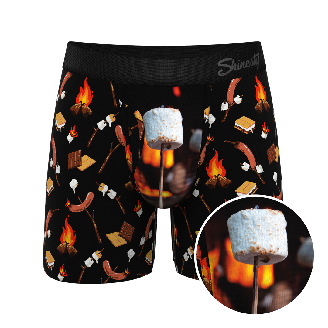 The S'more The Merrier | Campfire Ball Hammock® Pouch Underwear With Fly