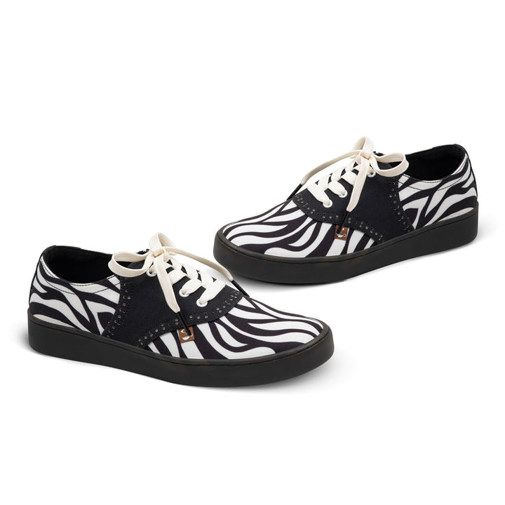 Saddle Zebra Casual Sneaker