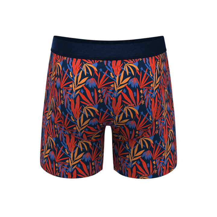 The San Diego Sunrise | Tropical Foliage Ball Hammock® Pouch Underwear