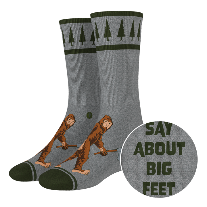 The Sassquatch | Bigfoot Heel Hammock™ Crew Socks