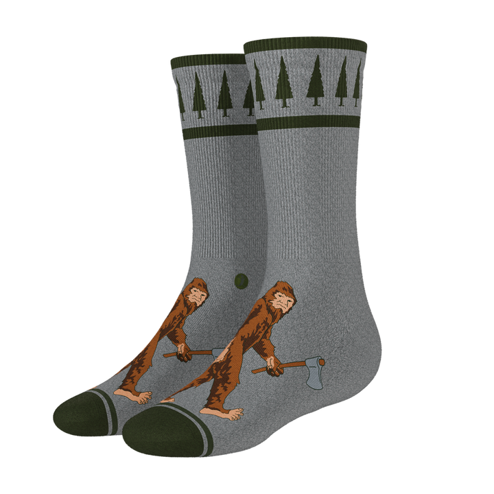 The Sassquatch | Bigfoot Heel Hammock™ Crew Socks