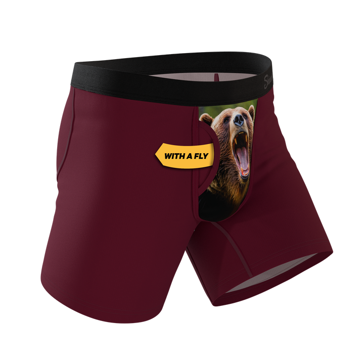 The Scare Bear | Grizzly Bear Ball Hammock® Pouch Underwear With Fly