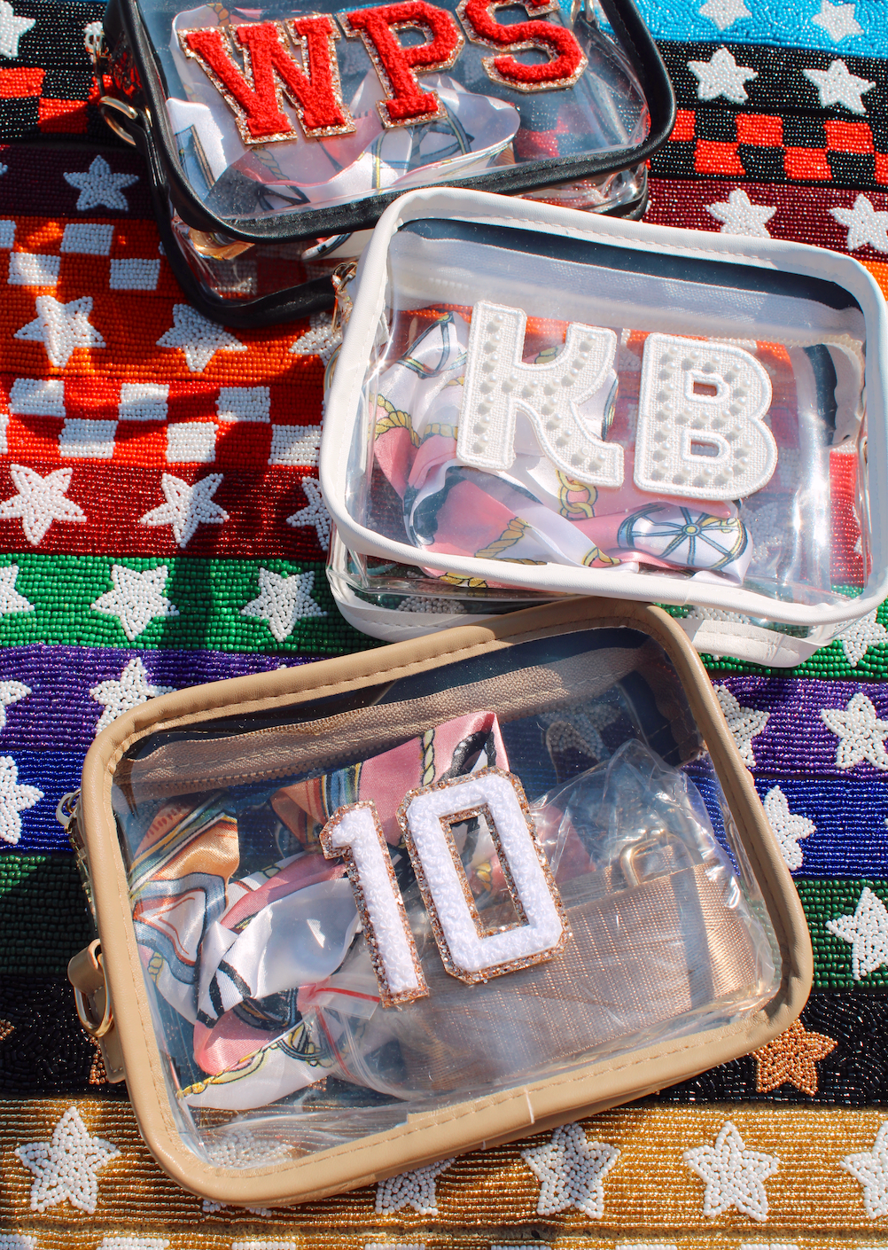 Custom Clear Gameday + Concert Purse