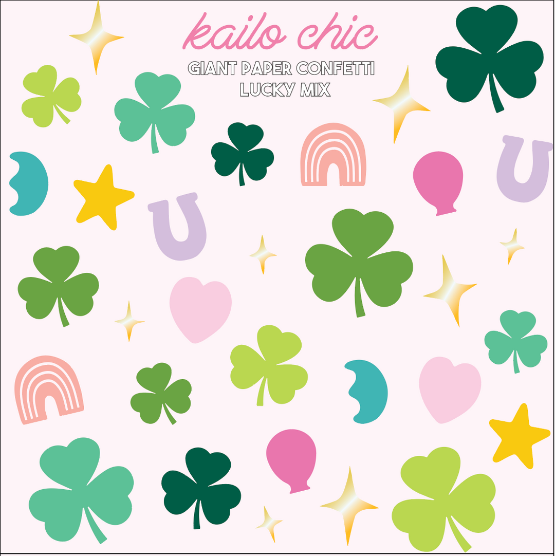 St. Patrick's Day Giant Paper Confetti Decor