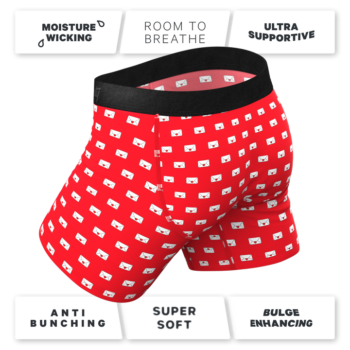 The Secret Admirer | Valentines Letters Ball Hammock® Pouch Underwear With Fly