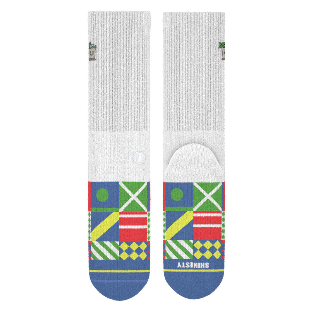 The Secretariat | Derby Flag Heel Hammock™ Crew Socks