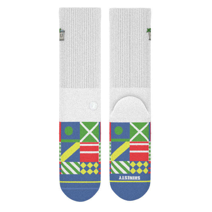 The Secretariat | Derby Flag Heel Hammock™ Crew Socks