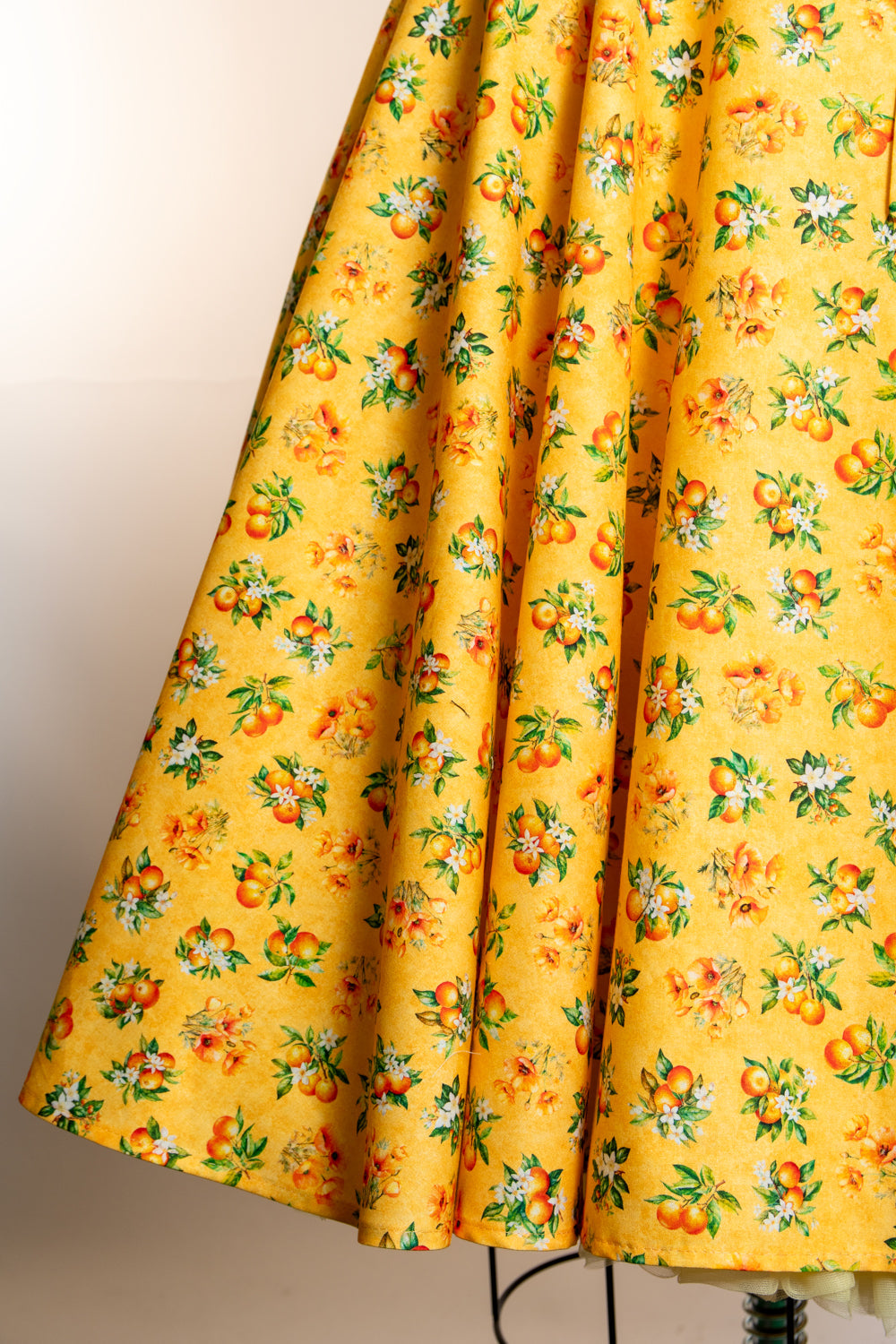 Serena Swing Dress- Orange County, Sunshine