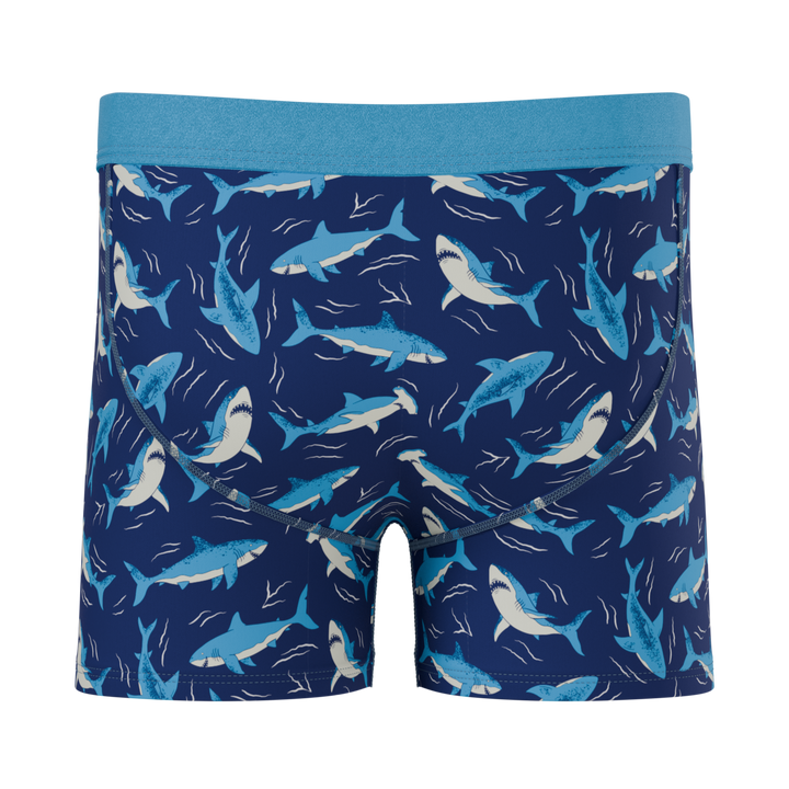 The Shark Lark | Shark Boy's Boxer Briefs