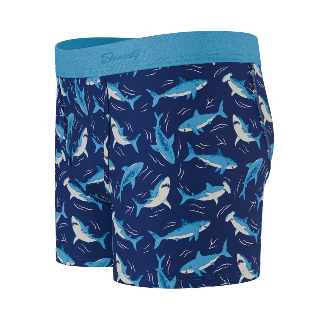 The Shark Lark | Shark Boy's Boxer Briefs