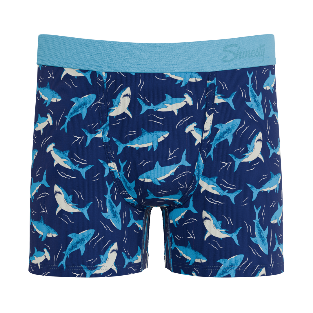 The Shark Lark | Shark Boy's Boxer Briefs