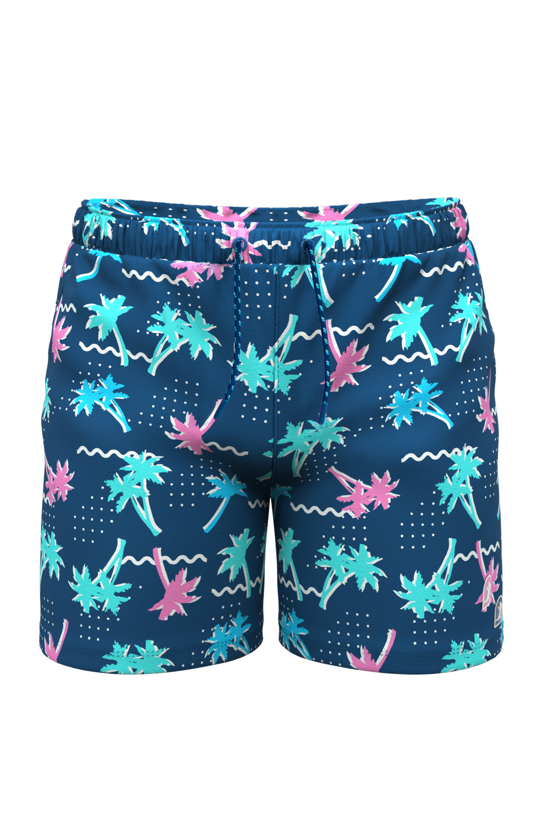 The Shorebreak | Navy Tropical Ball Hammock® Pouch 5" Swim Trunks