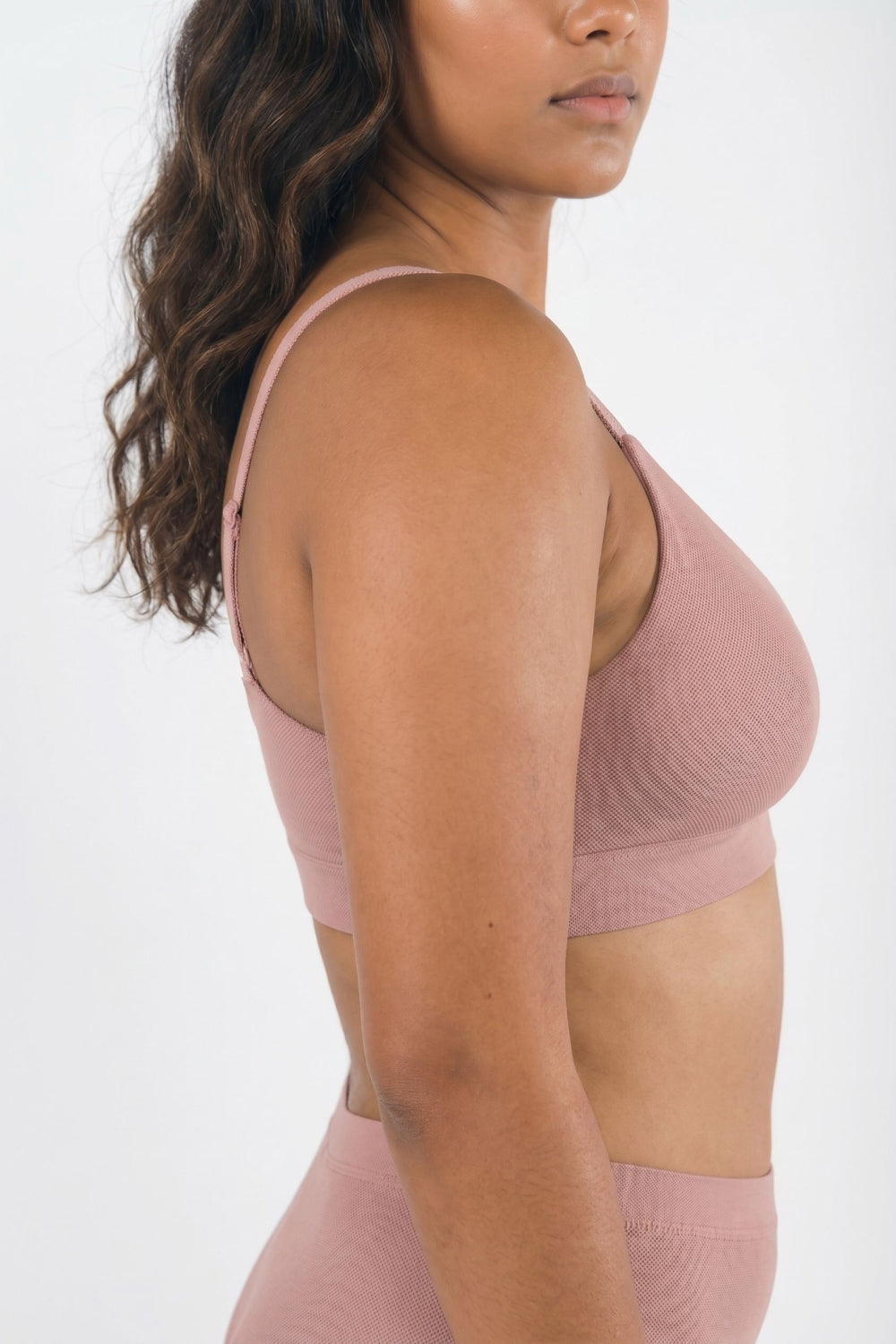 The Bell Pep | Red Chambray Boob Hammock™ Plunge Bralette