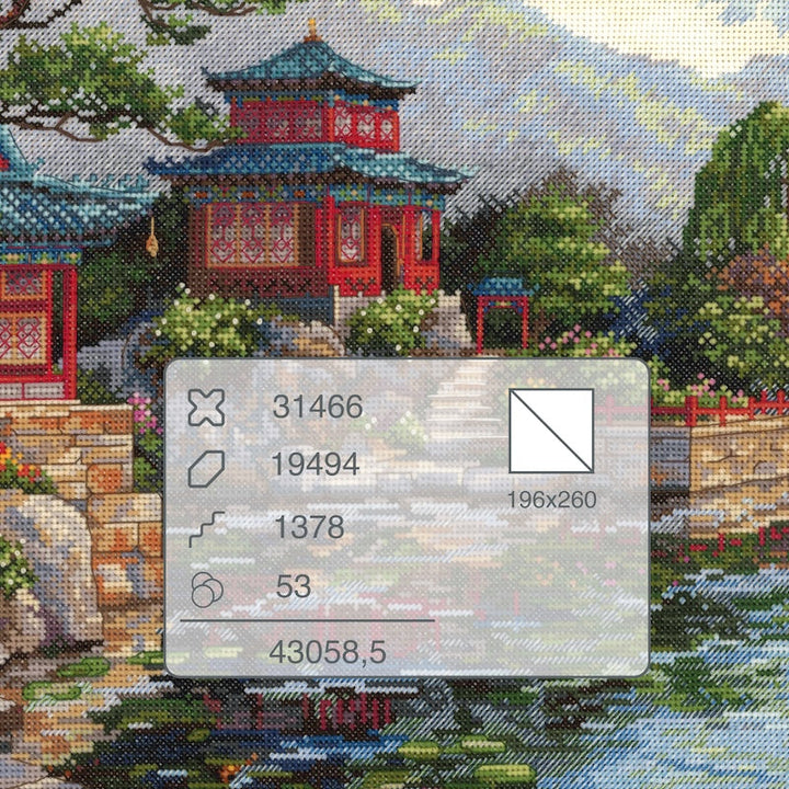 Silent Bell Counted Cross Stitch Kit by Merejka K-301