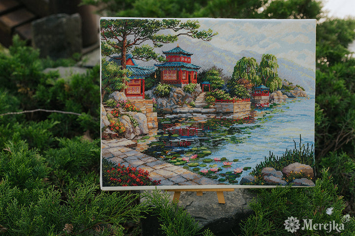 Silent Bell Counted Cross Stitch Kit by Merejka K-301