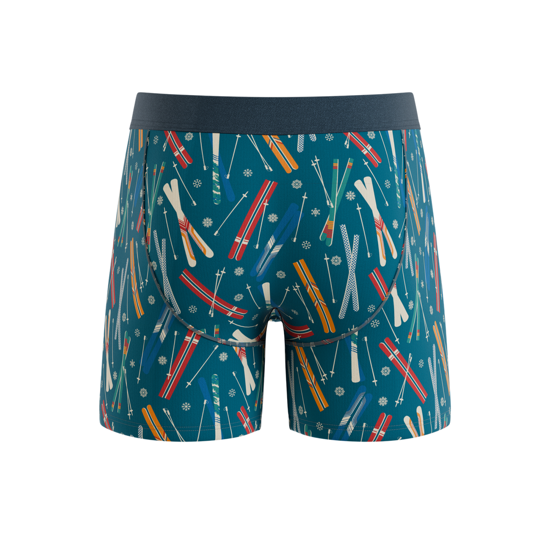 The Ski In Ski Out | Retro Ski Ball Hammock® Pouch Underwear With Fly