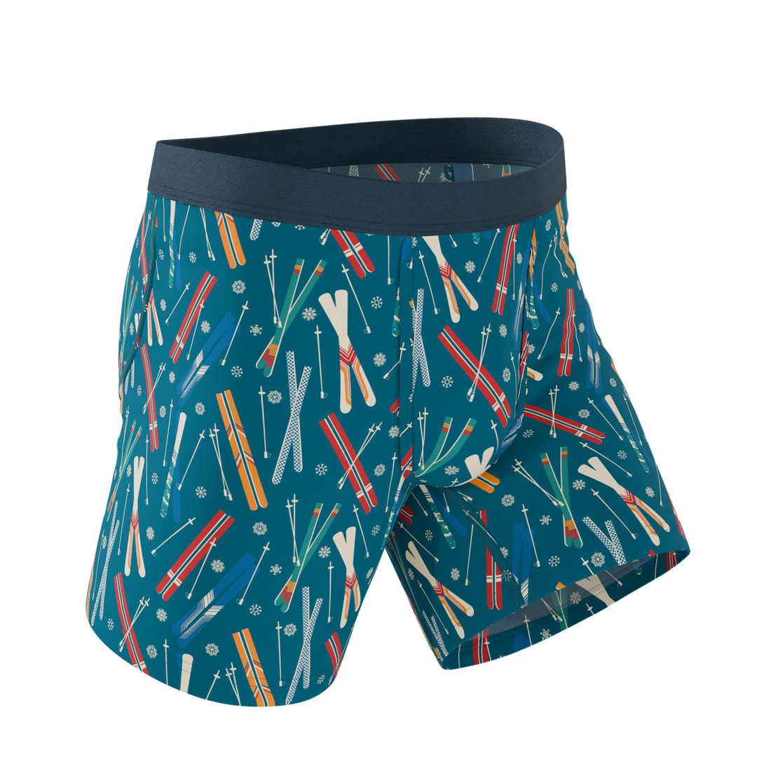 The Ski In Ski Out | Retro Ski Ball Hammock® Pouch Underwear
