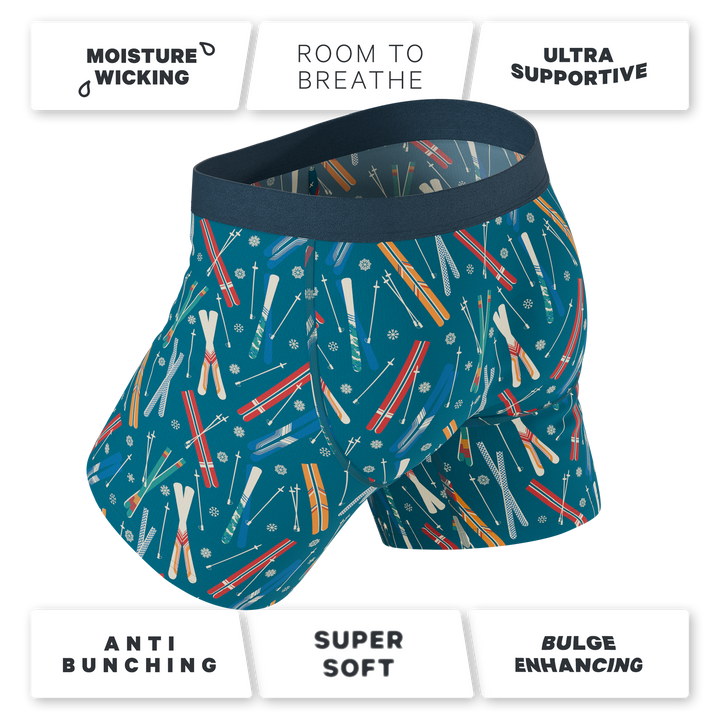 The Ski In Ski Out | Retro Ski Ball Hammock® Pouch Underwear