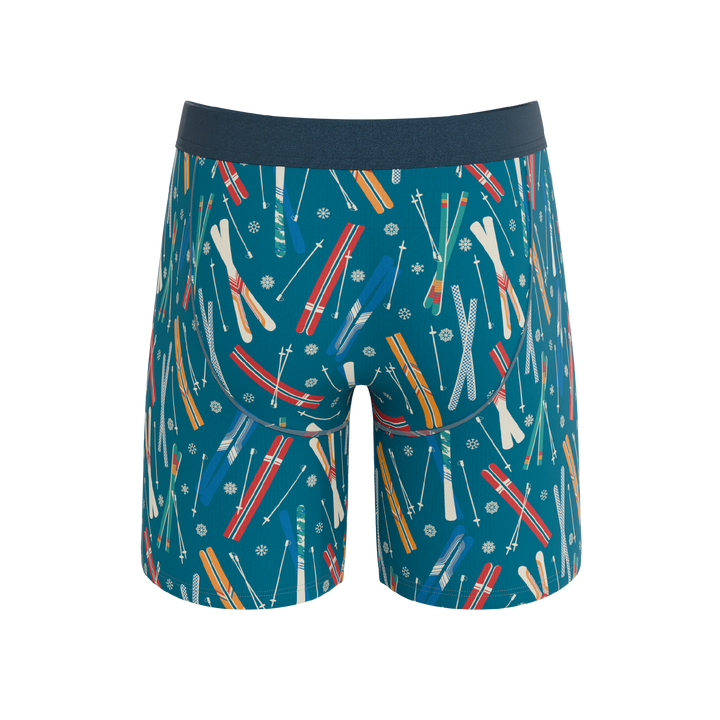 The Ski In Ski Out | Retro Ski Long Leg Ball Hammock® Pouch Underwear With Fly