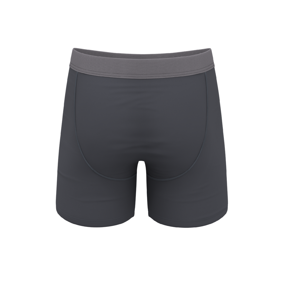 The Slate Expectations | Grey Tonal Ball Hammock® Pouch Underwear