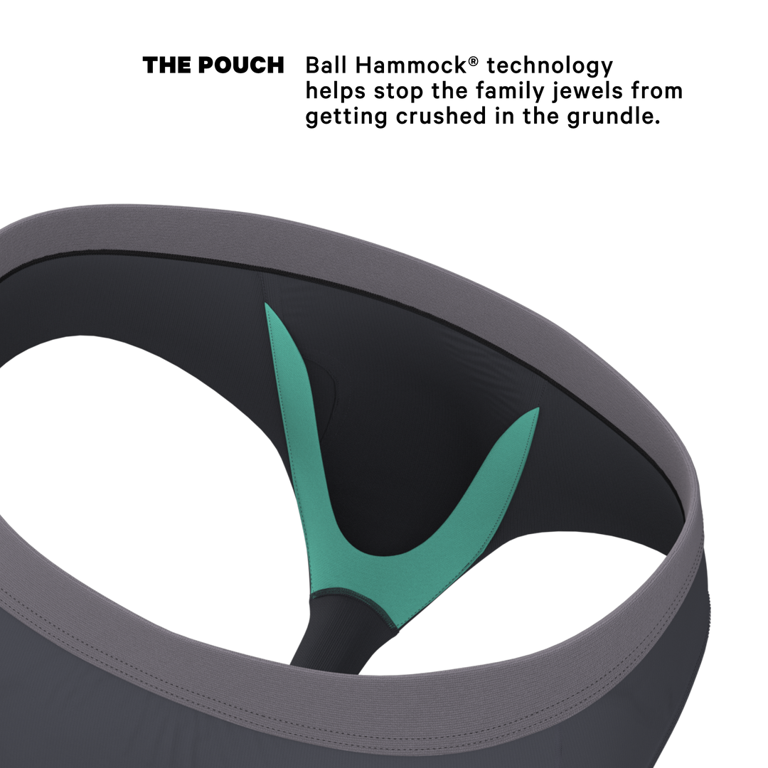 The Slate Expectations | Grey Tonal Ball Hammock® Pouch Underwear Briefs