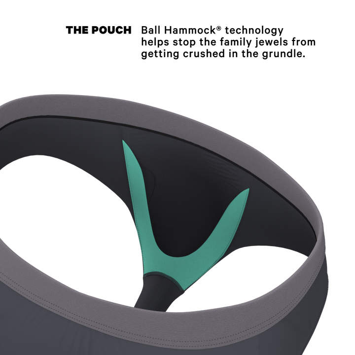 The Slate Expectations | Grey Tonal Ball Hammock® Pouch Underwear Briefs