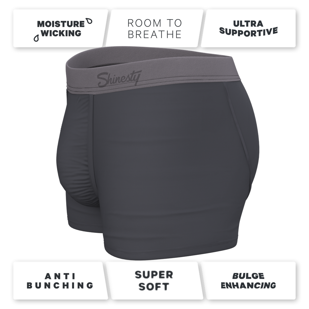 The Slate Expectations | Grey Tonal Ball Hammock® Pouch Trunks Underwear