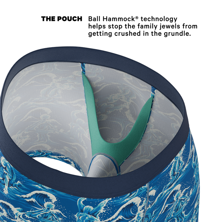 The Slippery When Wet | Naughty Wave Ball Hammock® Pouch Underwear