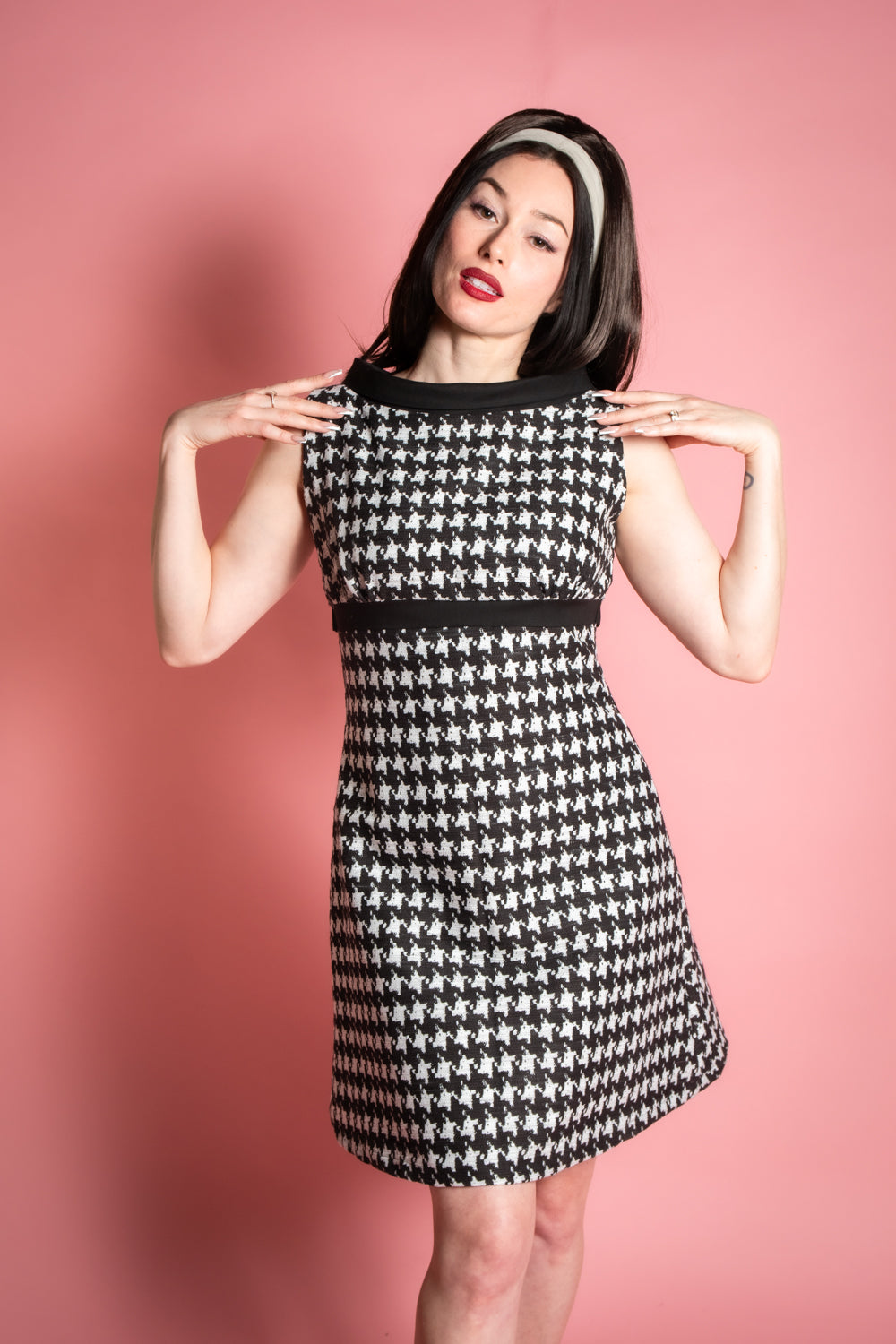 Fifi Dress - Houndstooth