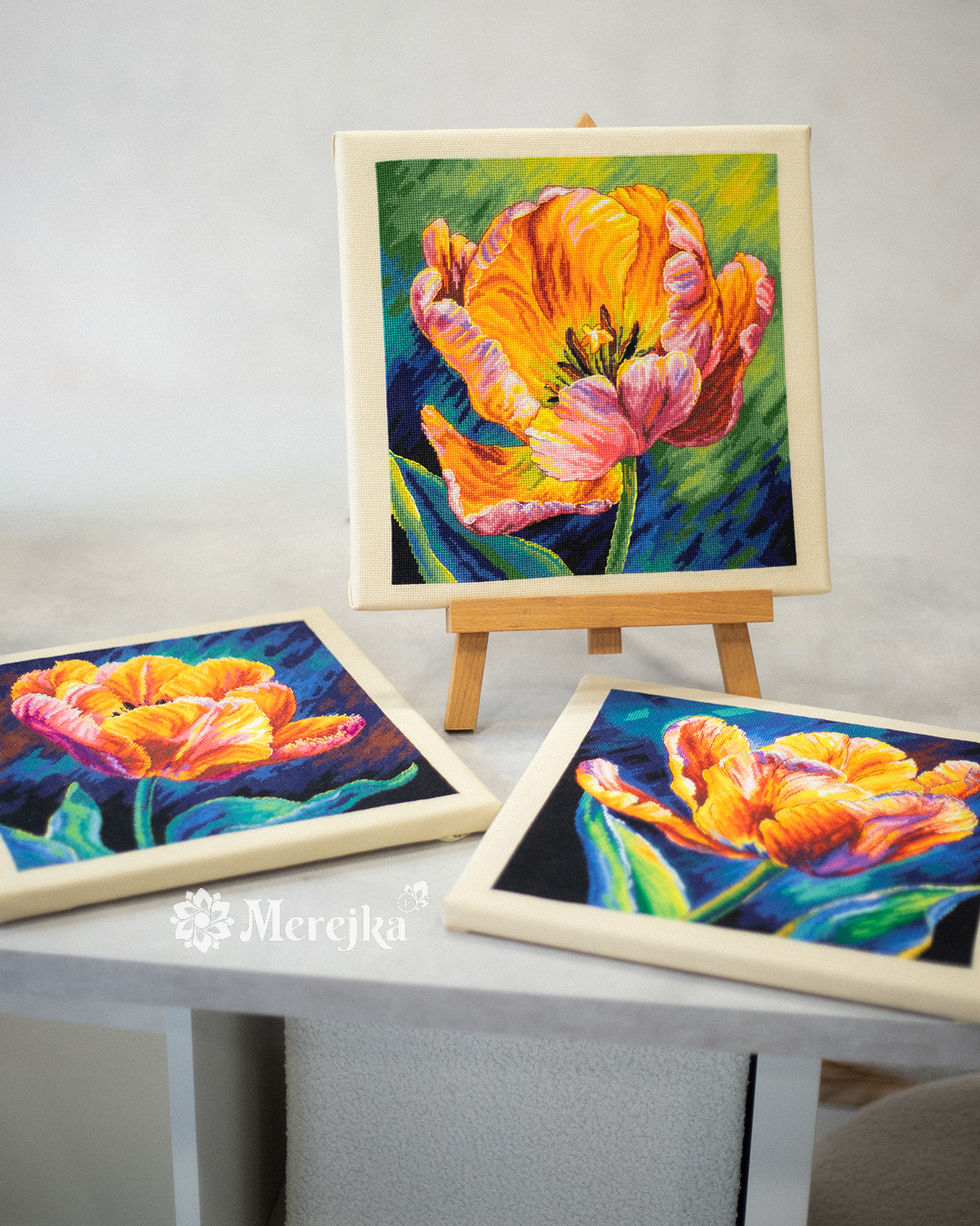 Spring Awakening: Vibrance Counted Cross Stitch Kit by Merejka K-299