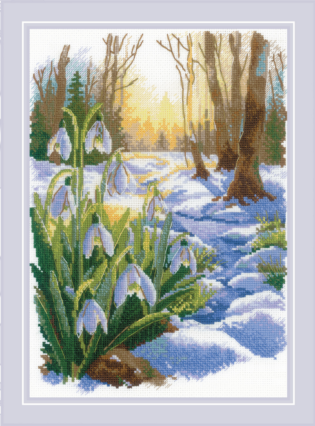Spring Is Coming Counted Cross Stitch Kit by Riolis R2336