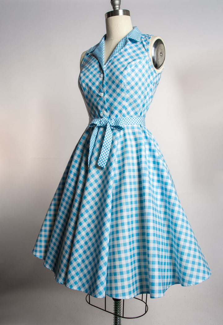 Staci Dress- Big Sky Gingham