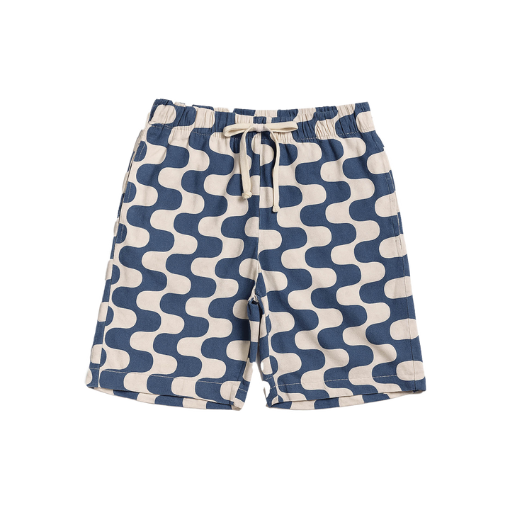 The Iced Latte | Retro Squiggle Men’s Pajama Shorts