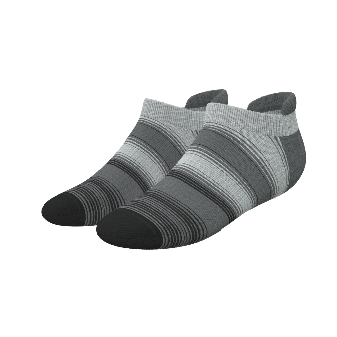 The Static Channel | Stripe Heel Hammock™ Ankle Socks