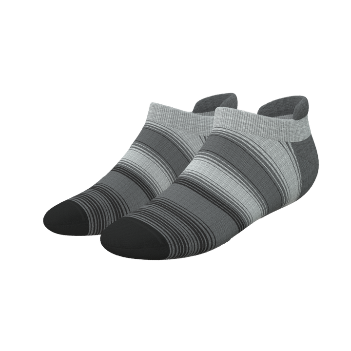 The Static Channel | Stripe Heel Hammock™ Ankle Socks