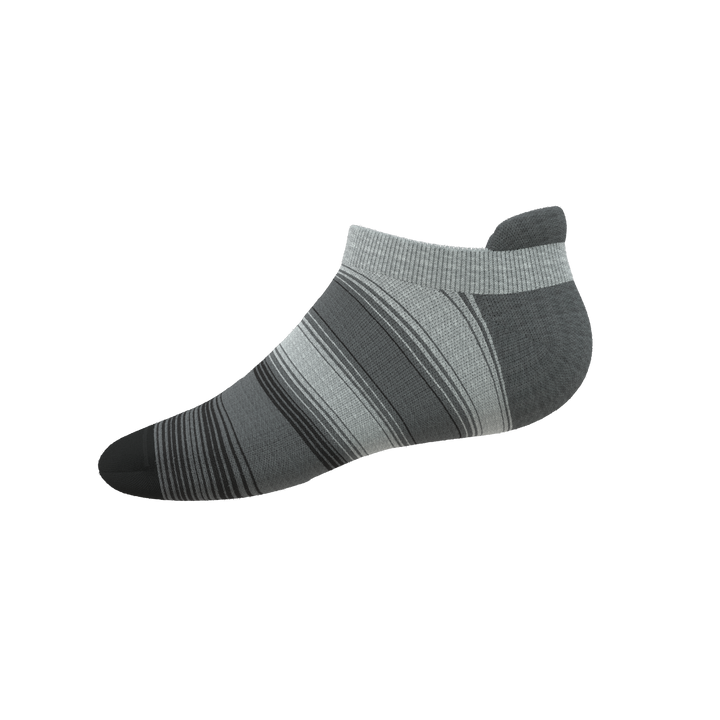 The Static Channel | Stripe Heel Hammock™ Ankle Socks