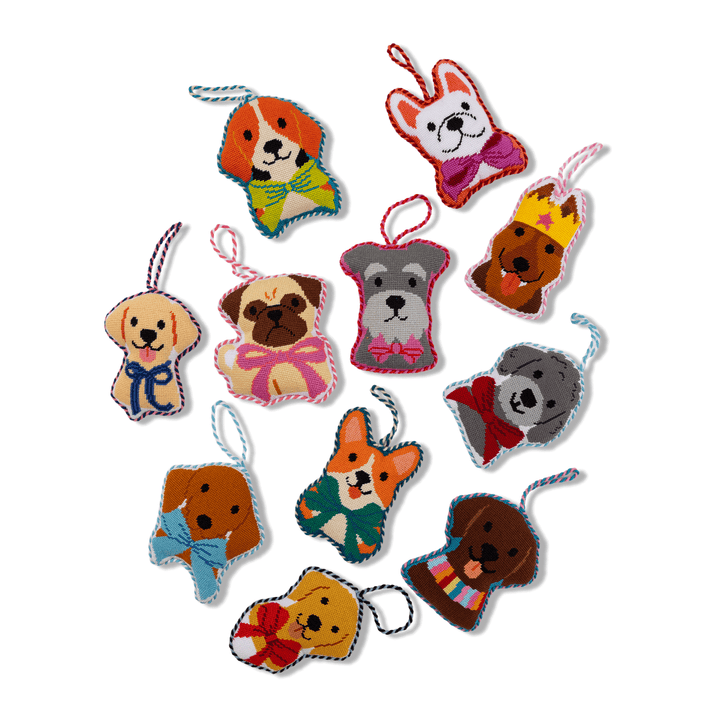 Needlepoint Icon Ornament - Schnauzer