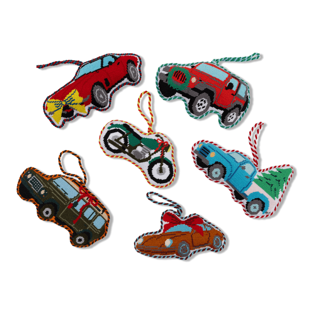 Needlepoint Icon Ornament - Off-Road Truck