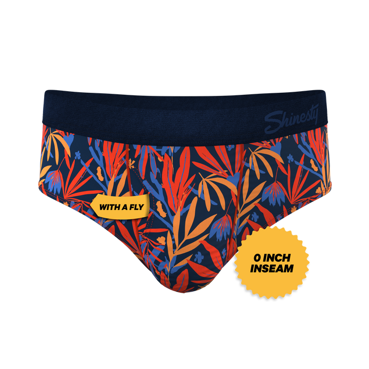 The San Diego Sunrise | Tropical Foliage Ball Hammock® Pouch Underwear Briefs