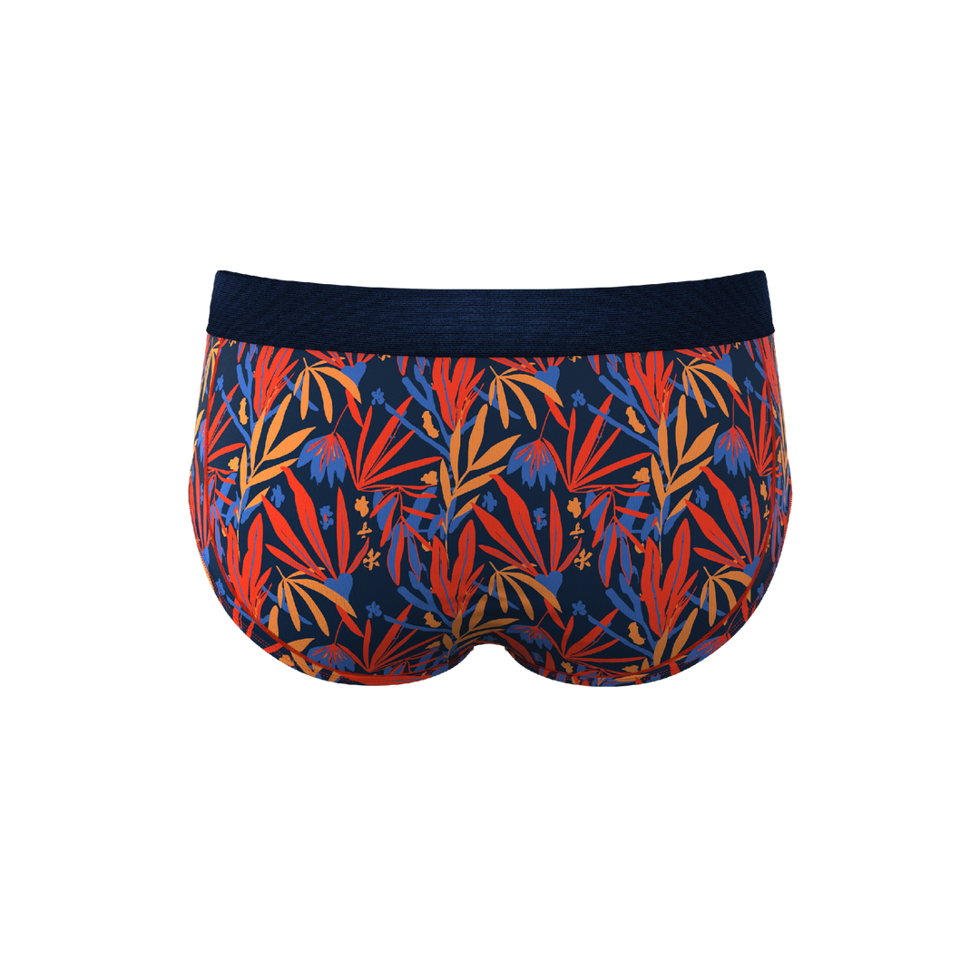 The San Diego Sunrise | Tropical Foliage Ball Hammock® Pouch Underwear Briefs