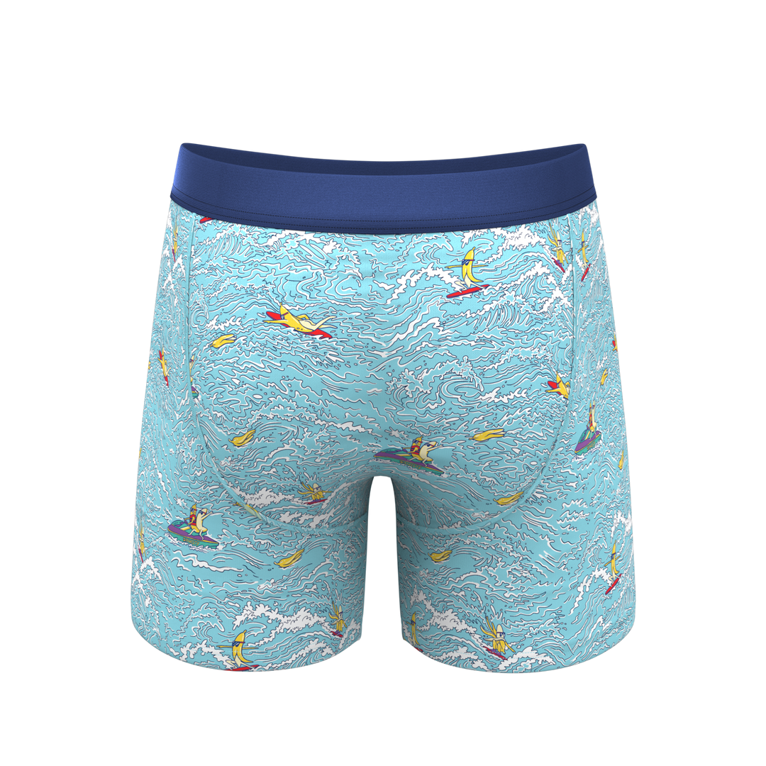 The Surfin' Turf | Shinesty Surfer Ball Hammock® Pouch Underwear With Fly