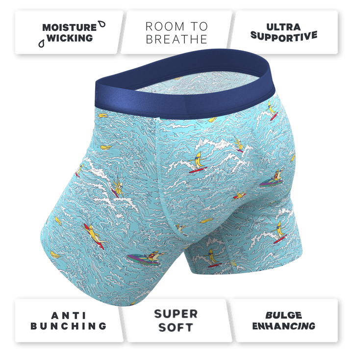 The Surfin' Turf | Shinesty Surfer Ball Hammock® Pouch Underwear