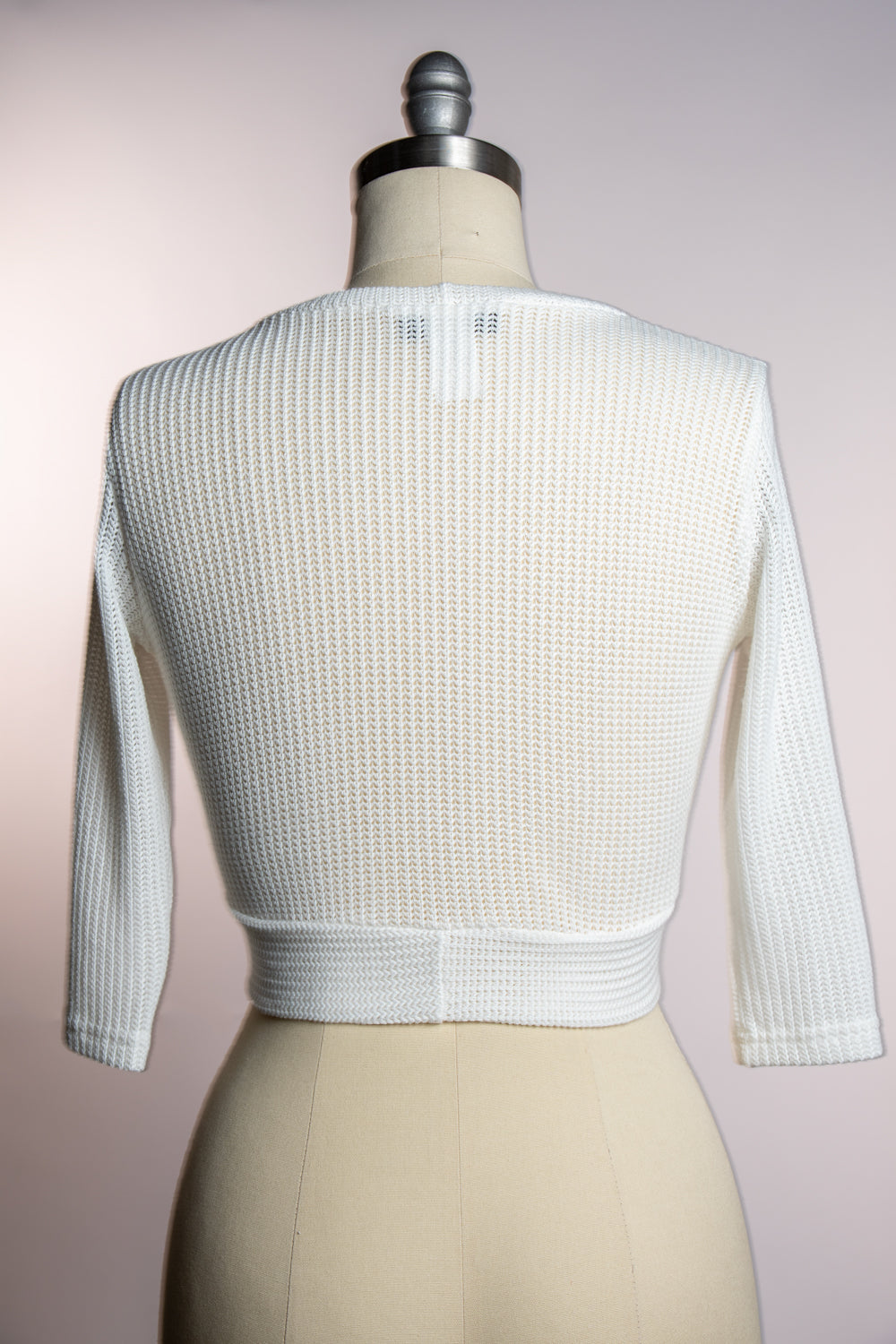 Sweet Sweater - Open Knit, White