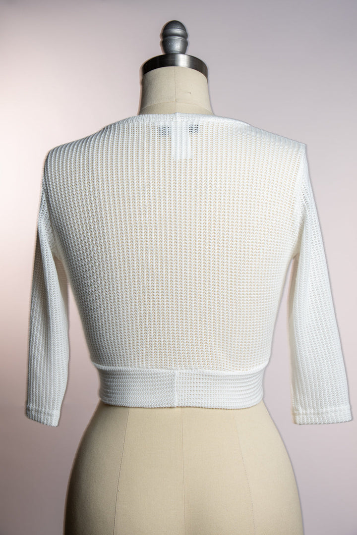 Sweet Sweater - Open Knit, White