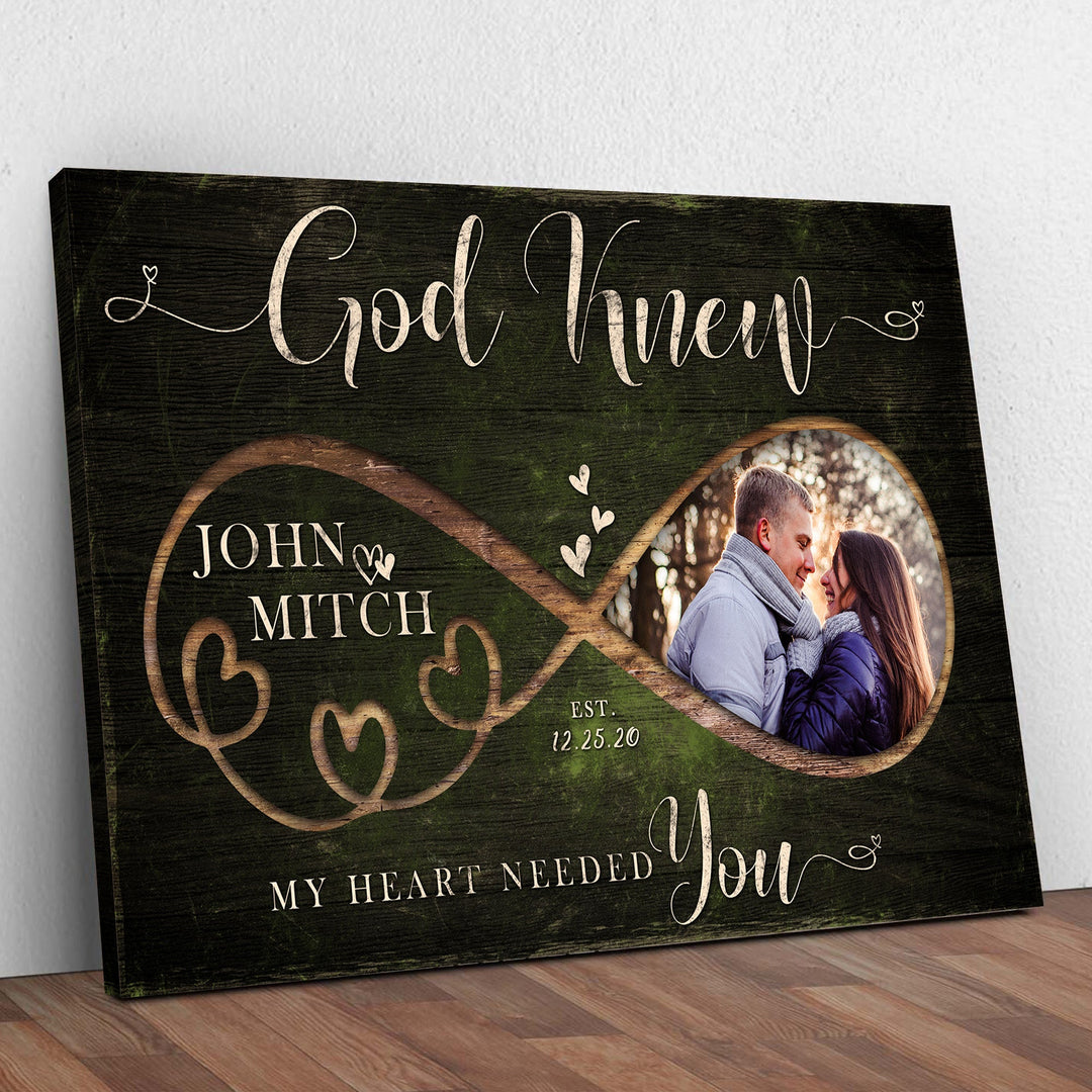 God Knew Couple Sign