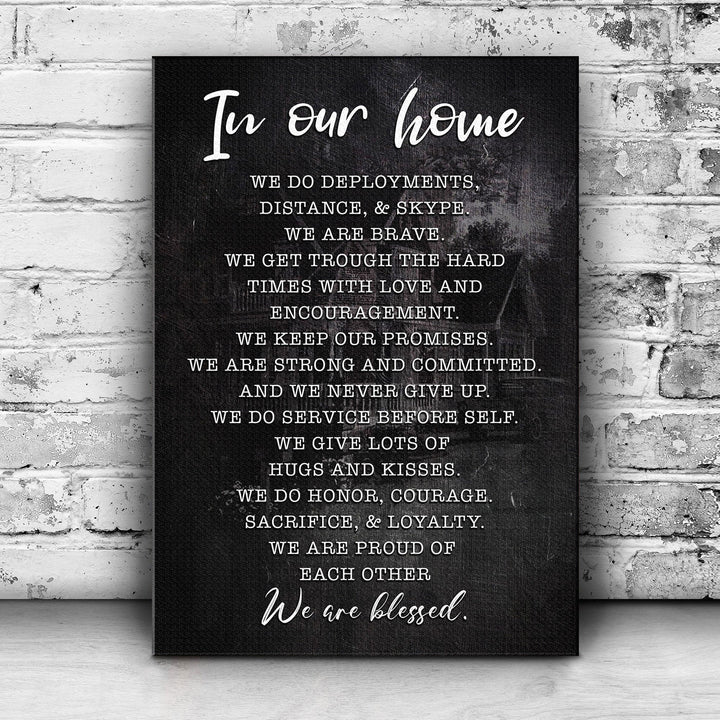 In Our Home We Are Blessed Sign II