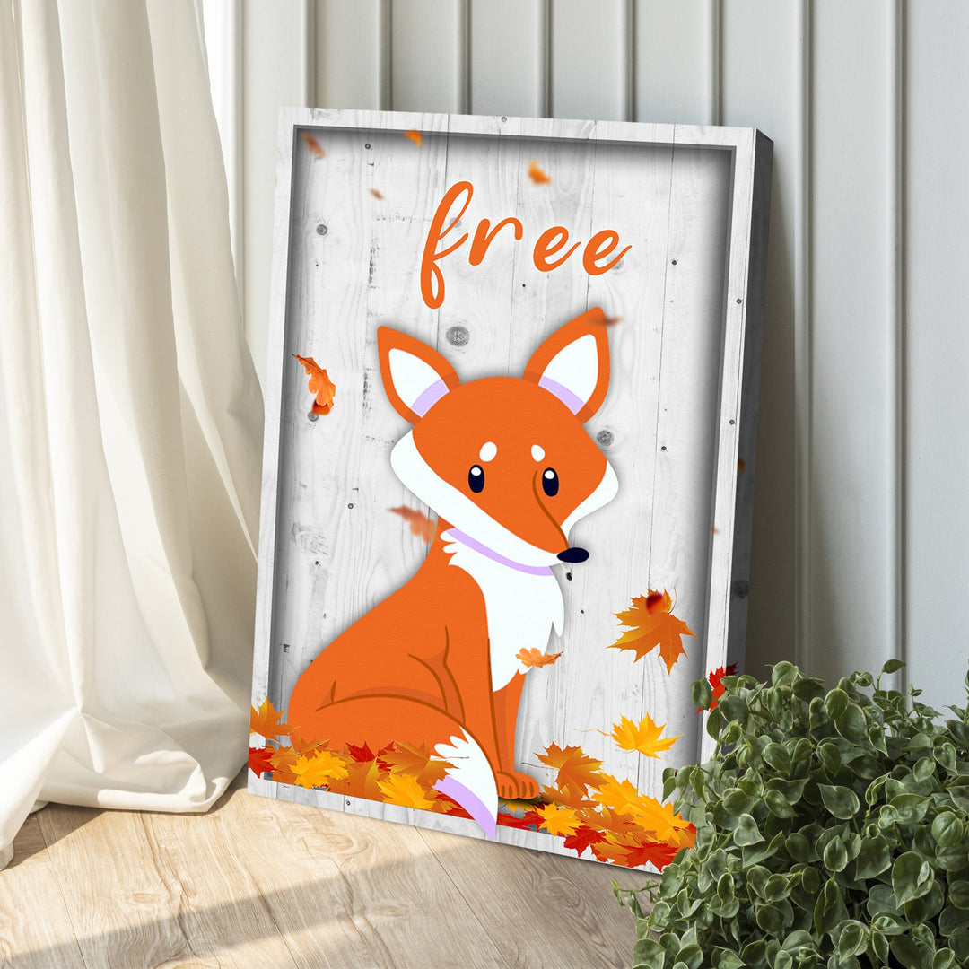 The Most Adorable Free Fox Sign
